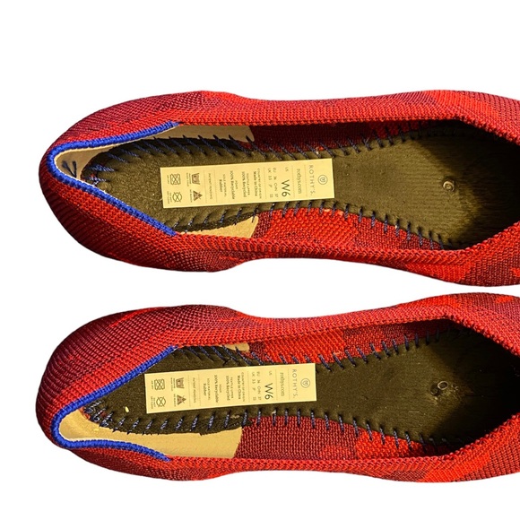 Rothy's Red Flats - Picture 7 of 9